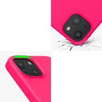 Husa pentru iPhone 13 Mini, Silicon, Roz, 55877.77 fotografia produsului View 9 S