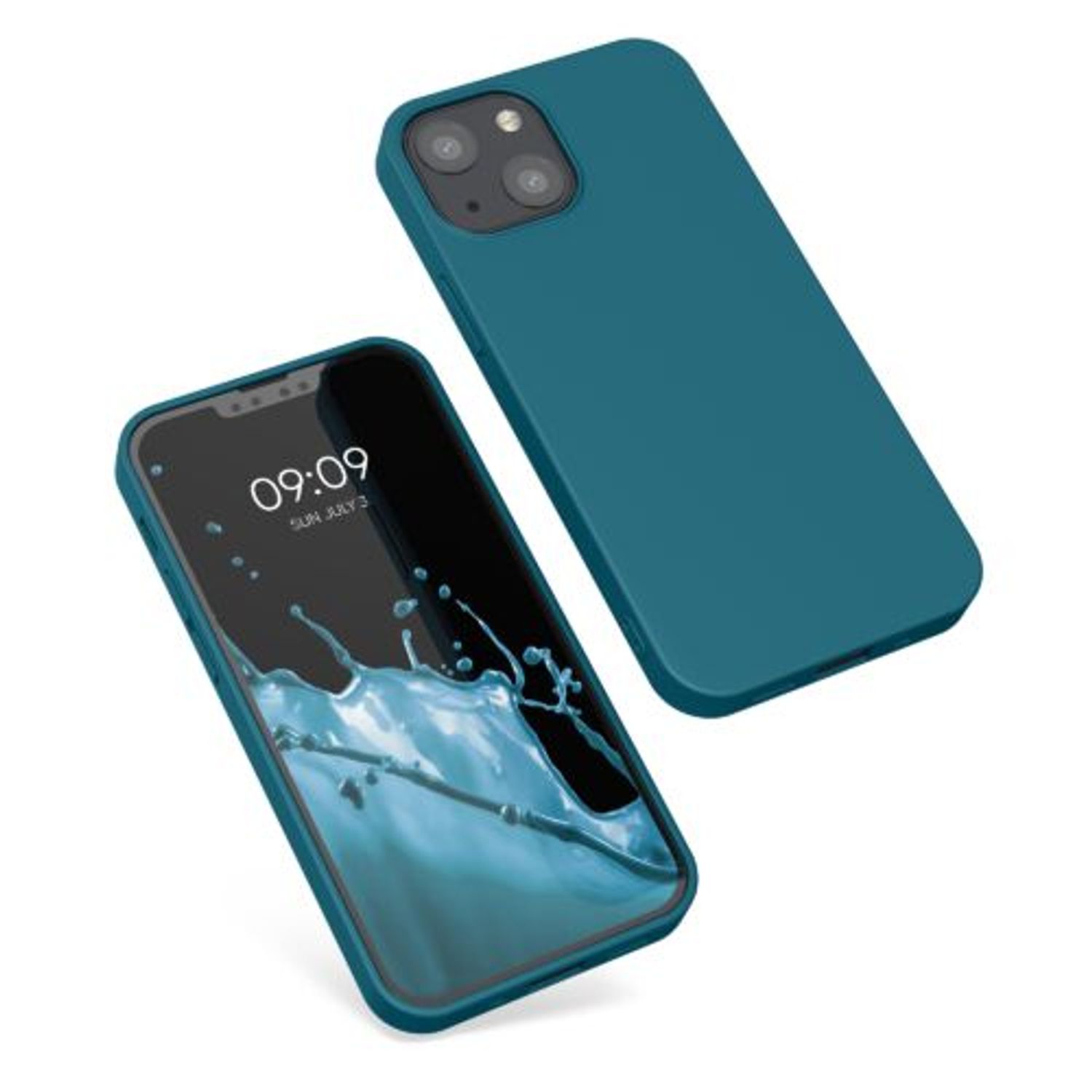 Husa pentru iPhone 13 Mini, Silicon, Verde, 55927.57 fotografia produsului View 2 L