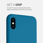 Husa pentru iPhone XS Max, Silicon, Albastru, 45909.224 fotografia produsului View 3 S