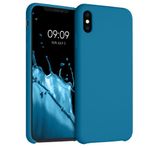 Husa pentru iPhone XS Max, Silicon, Albastru, 45909.224 fotografia produsului