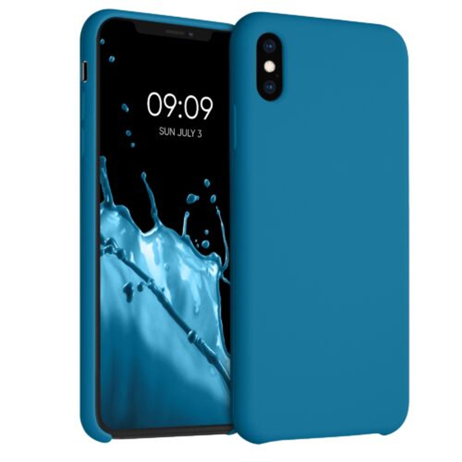 Husa pentru iPhone XS Max, Silicon, Albastru, 45909.224 fotografia produsului