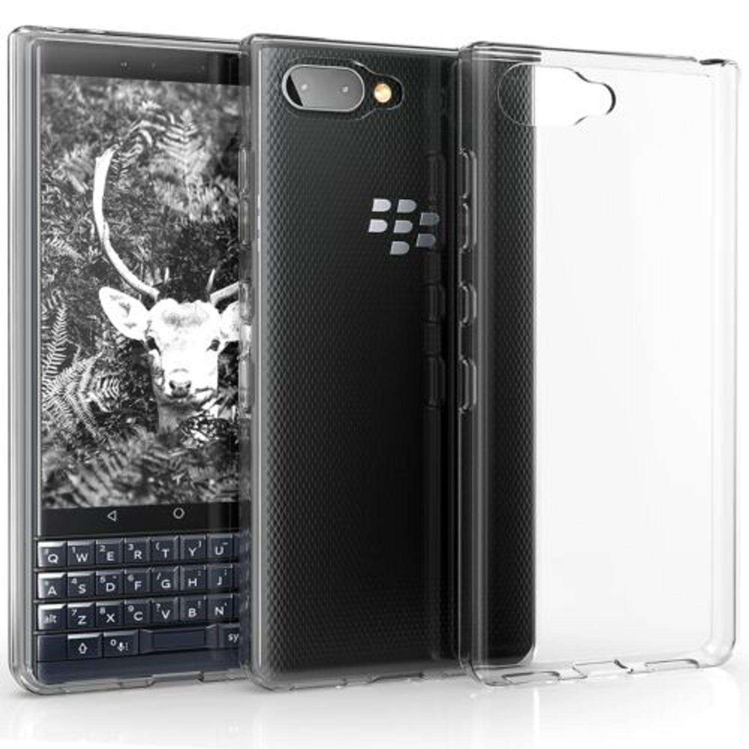 Husa pentru Blackberry Key2 LE, Silicon, Transparent, 46275.03 fotografia produsului View 2 L
