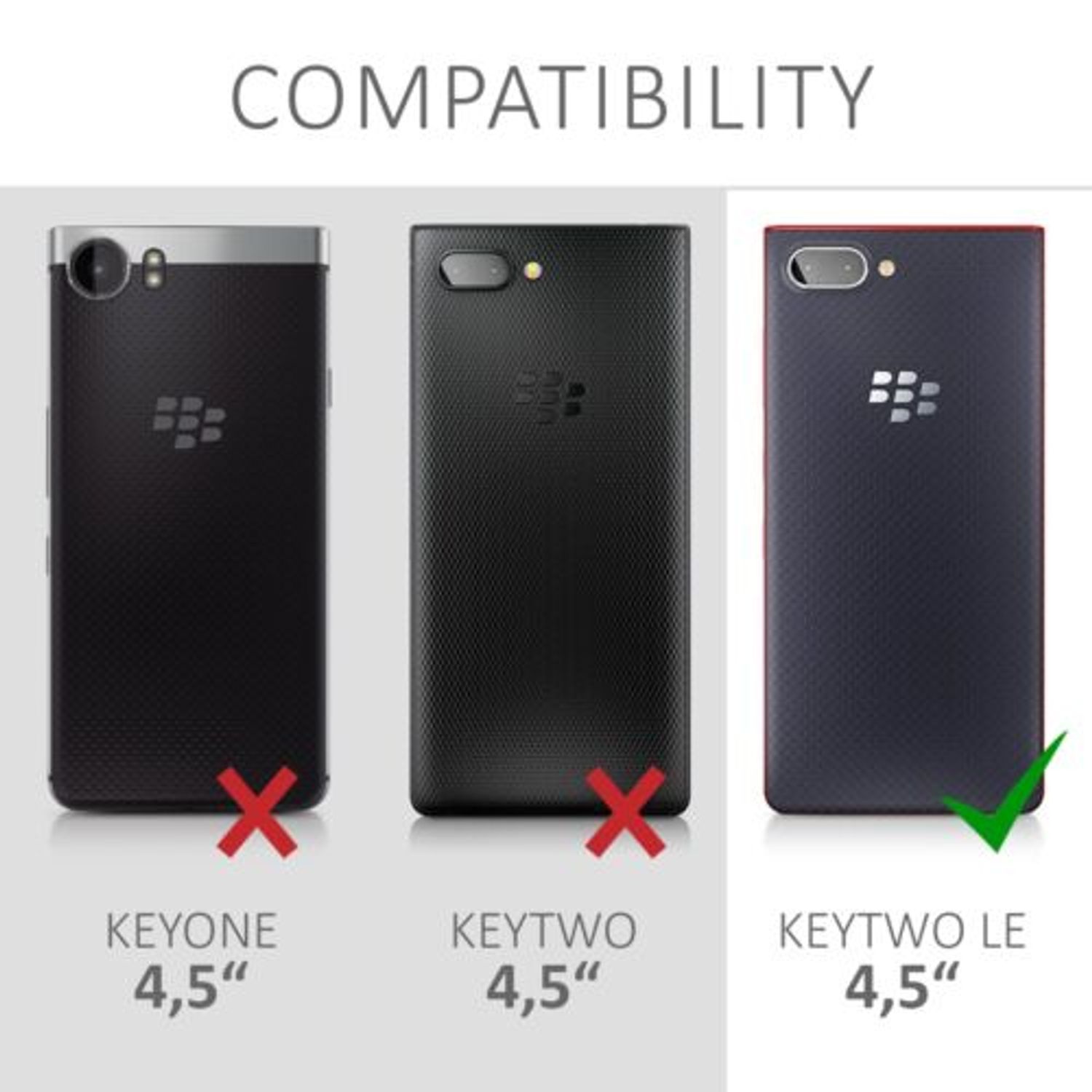 Husa pentru Blackberry Key2 LE, Silicon, Transparent, 46275.03 fotografia produsului View 6 L