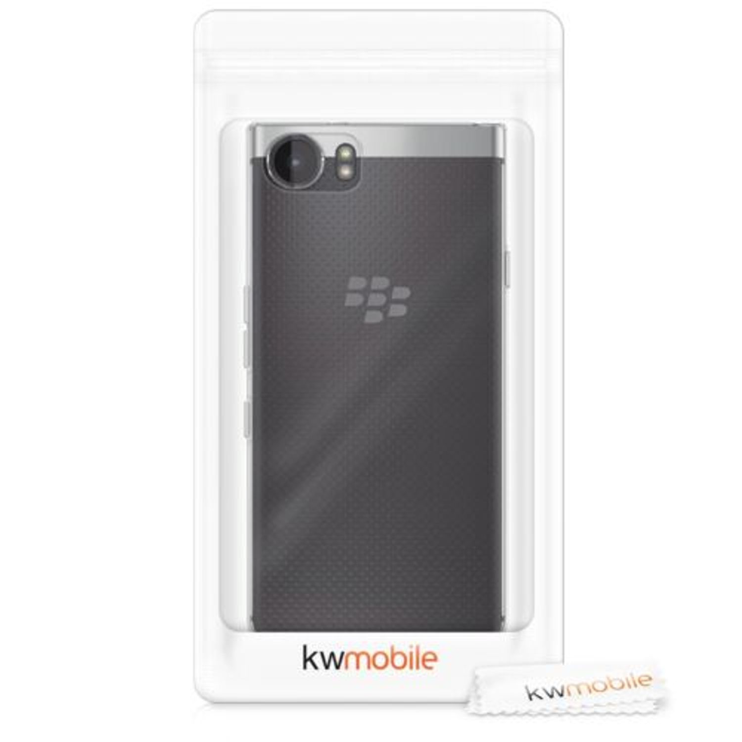 Husa pentru Blackberry Keyone, Silicon, Transparent, 41860.03 fotografia produsului View 7 L