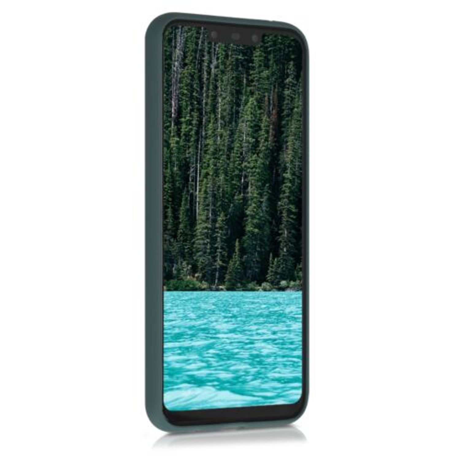 Husa pentru Huawei Mate 20 Lite, Silicon, Verde, 46202.171 fotografia produsului View 3 L