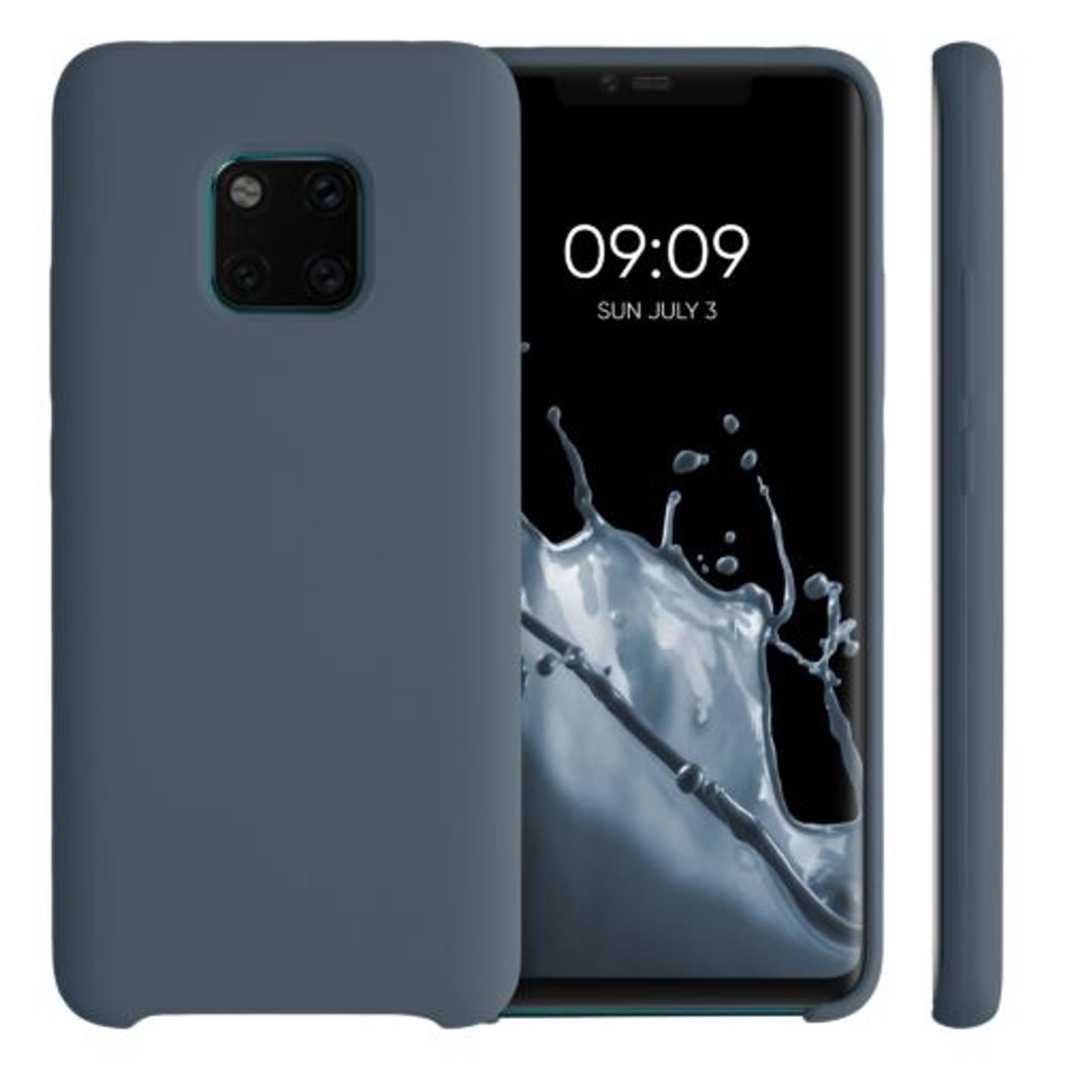 Husa pentru Huawei Mate 20 Pro, Silicon, Albastru, 52287.202 fotografia produsului View 2 L