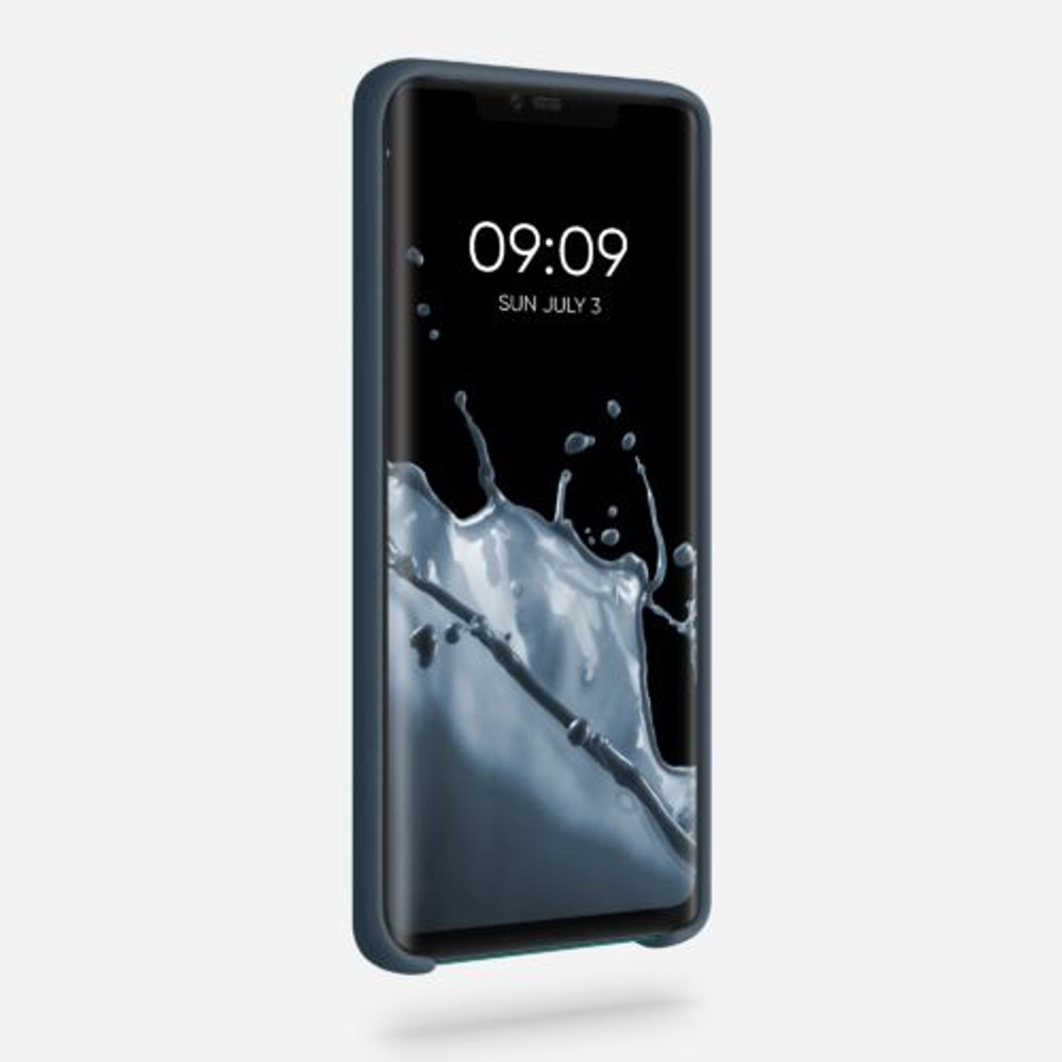 Husa pentru Huawei Mate 20 Pro, Silicon, Albastru, 52287.202 fotografia produsului View 3 L