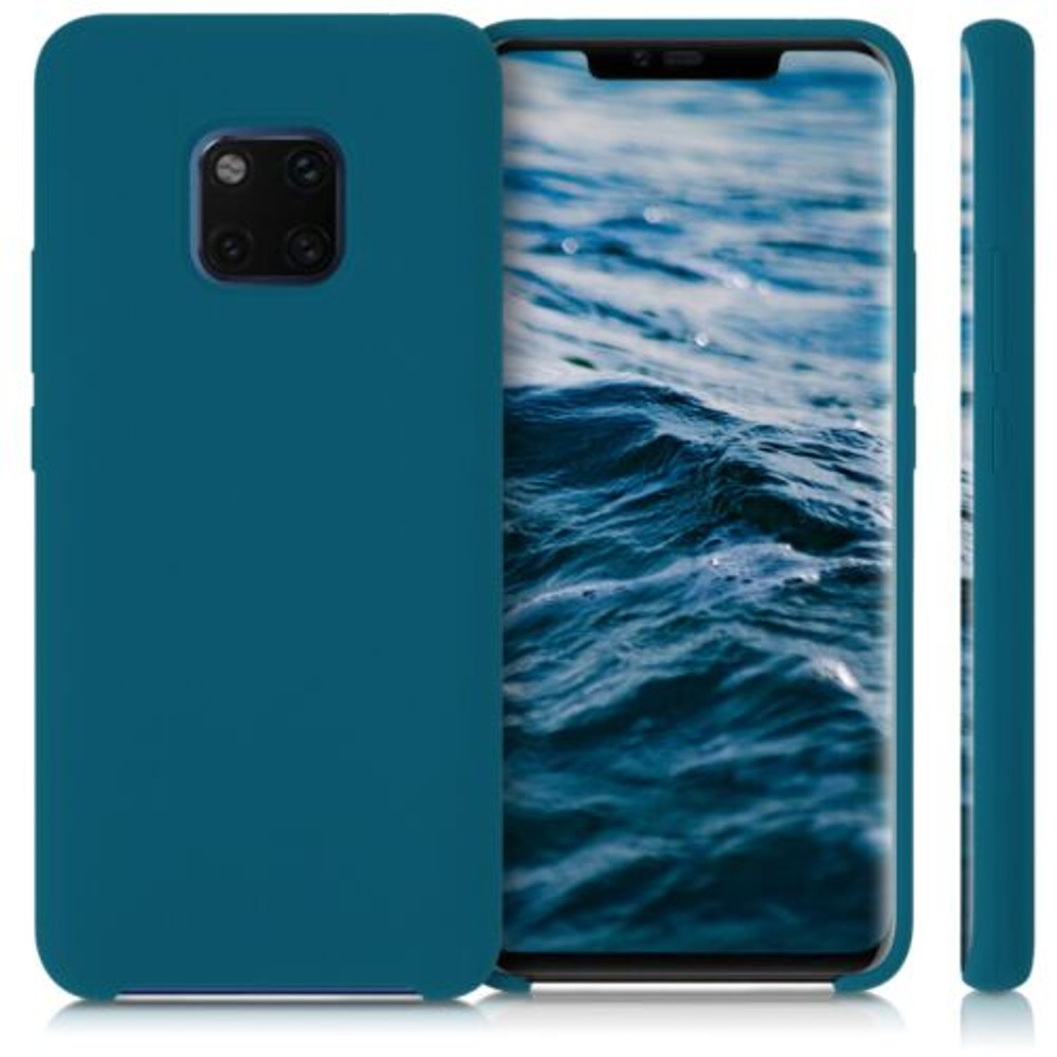 Husa pentru Huawei Mate 20 Pro, Silicon, Verde, 52287.57 fotografia produsului View 2 L