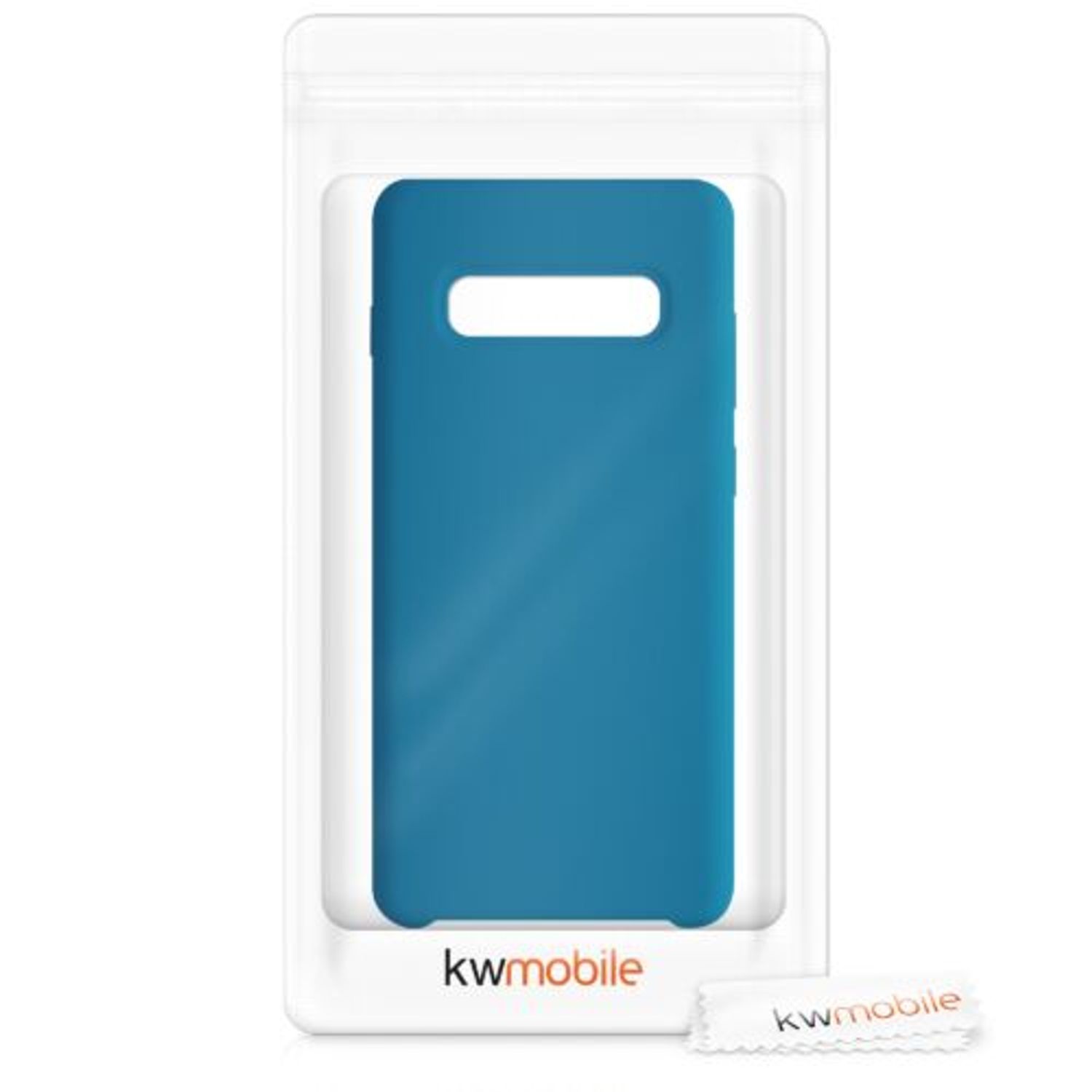 Husa pentru Samsung Galaxy S10 Plus, Silicon, Albastru, 49028.224 fotografia produsului View 3 L