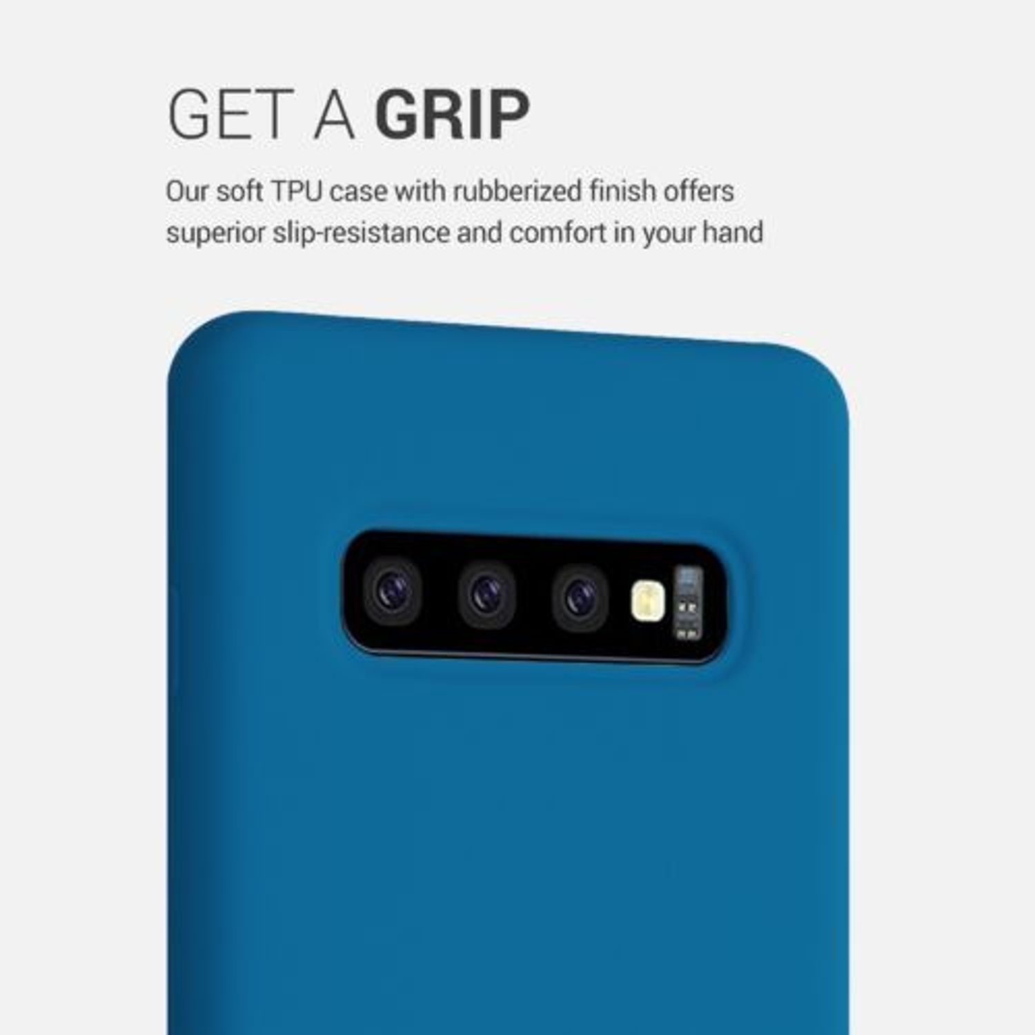 Husa pentru Samsung Galaxy S10 Plus, Silicon, Albastru, 49028.224 fotografia produsului View 4 L