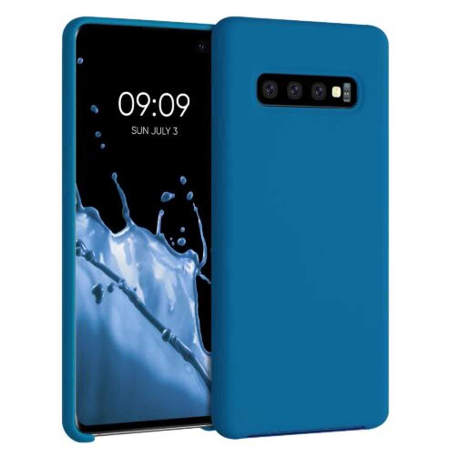 Husa pentru Samsung Galaxy S10 Plus, Silicon, Albastru, 49028.224 fotografia produsului