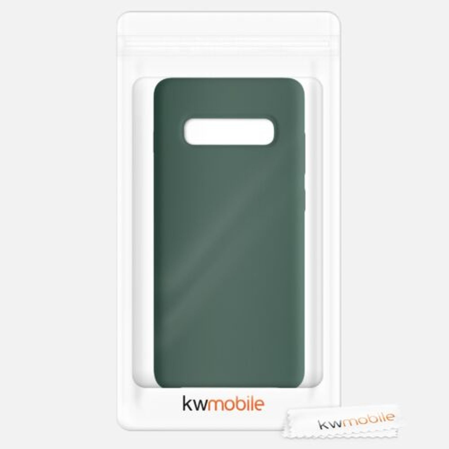Husa pentru Samsung Galaxy S10 Plus, Silicon, Verde, 49028.169 fotografia produsului View 7 L