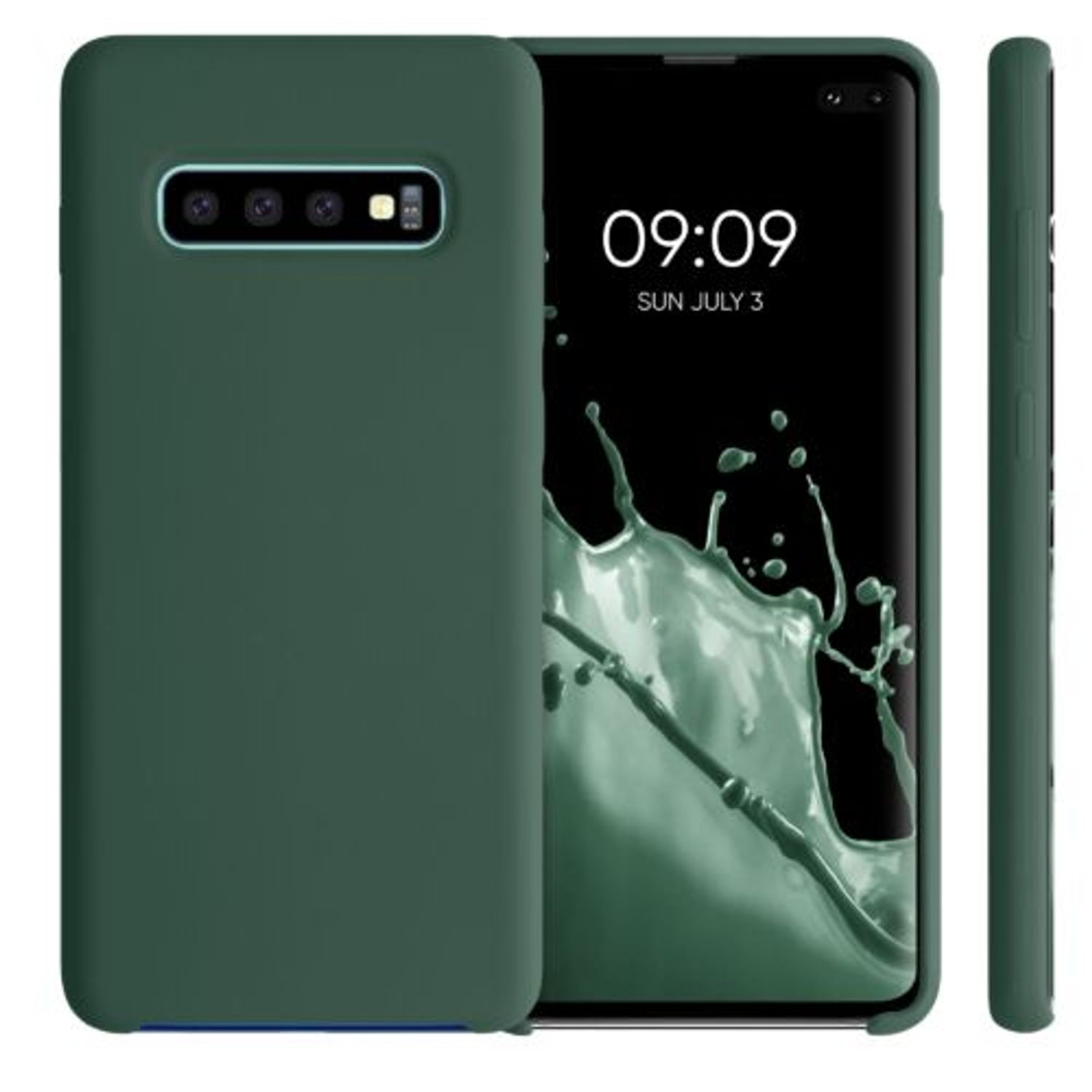 Husa pentru Samsung Galaxy S10 Plus, Silicon, Verde, 49028.169 fotografia produsului View 2 L