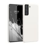 Husa pentru Samsung Galaxy S21, Silicon, Alb, 54056.48 fotografia produsului