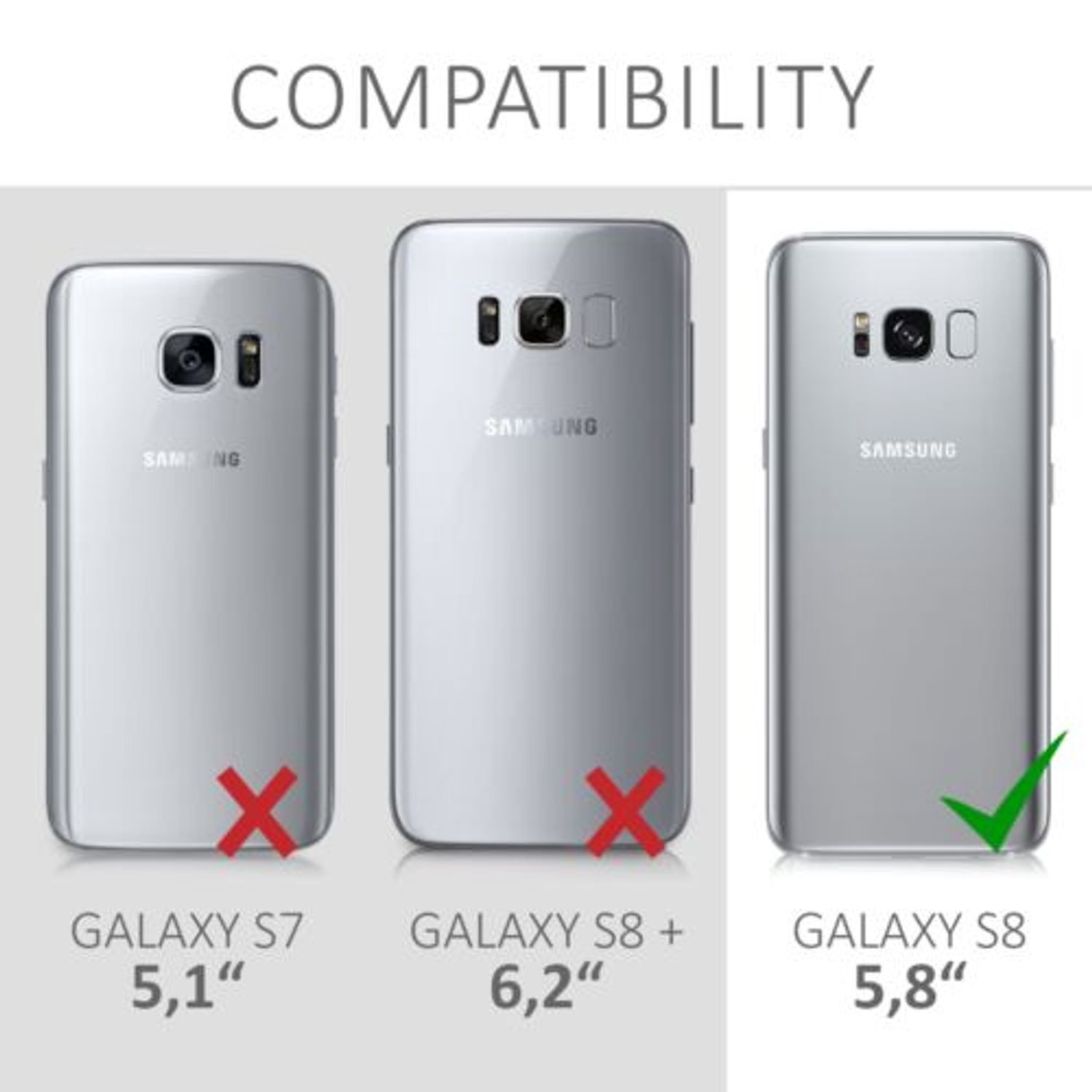 Husa pentru Samsung Galaxy S8, Silicon, Verde, 43383.126 fotografia produsului View 6 L