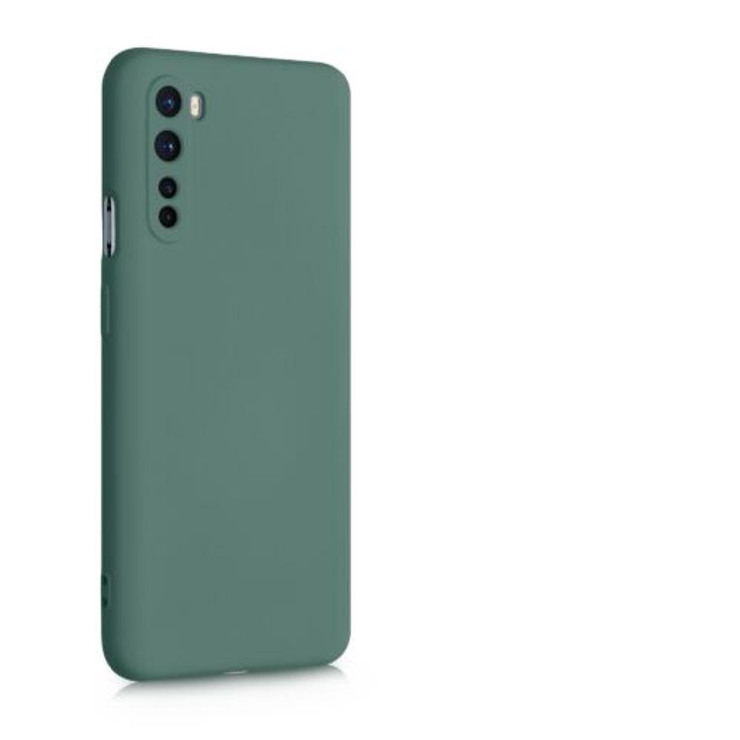 Husa pentru OnePlus Nord, Silicon, Verde, 55343.166 fotografia produsului View 9 L