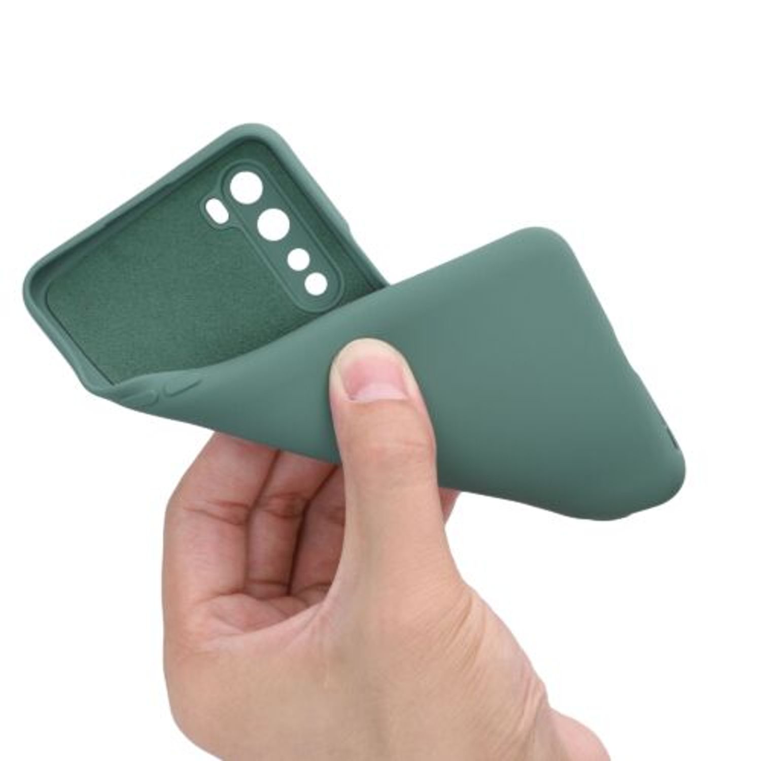Husa pentru OnePlus Nord, Silicon, Verde, 55343.166 fotografia produsului View 8 L