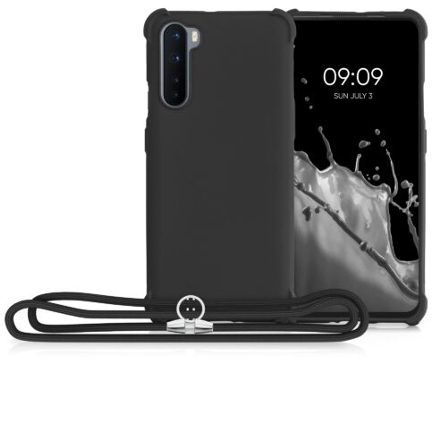 Husa pentru OnePlus Nord, Silicon, Negru, 55677.01 fotografia produsului View 8 L