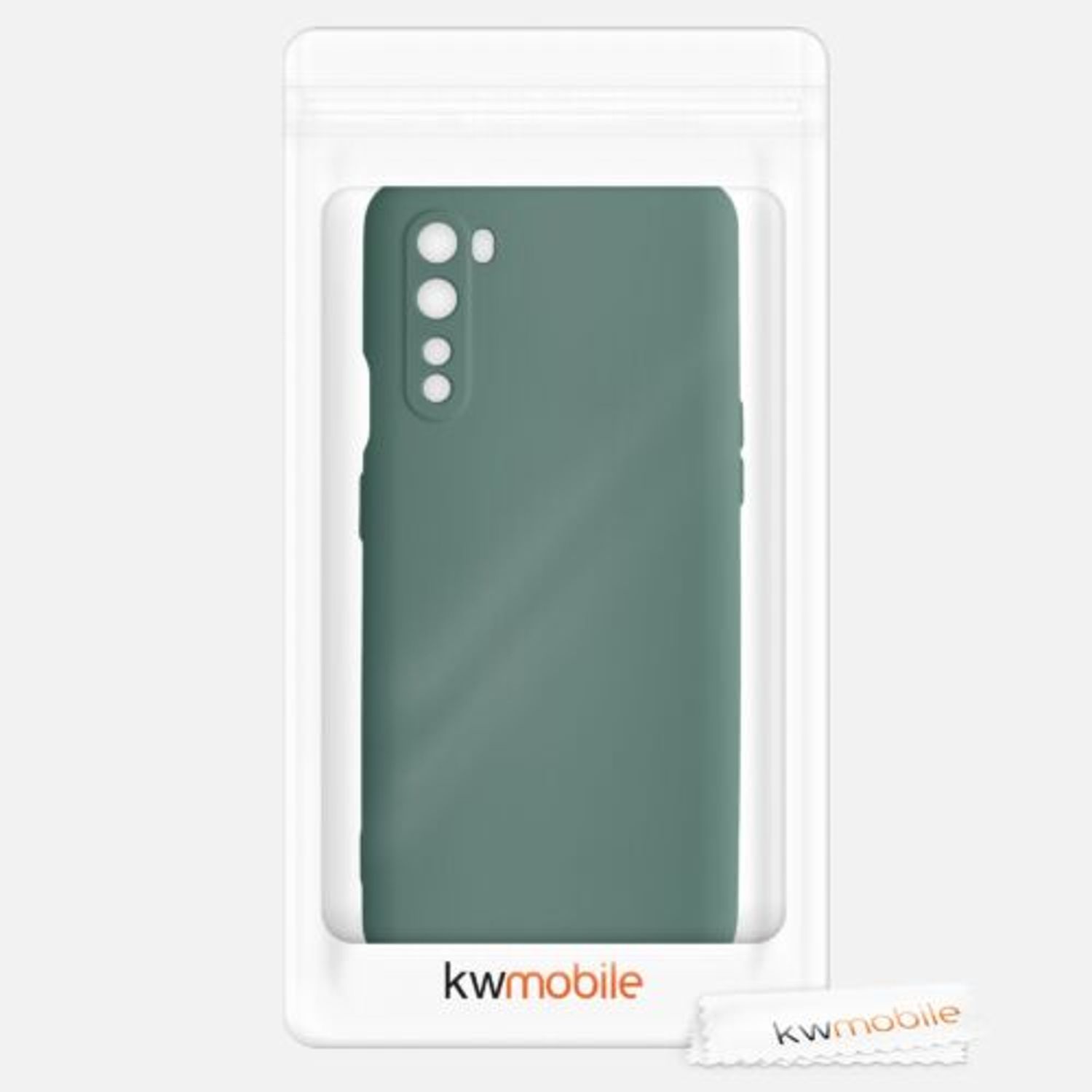 Husa pentru OnePlus Nord, Silicon, Verde, 55343.166 fotografia produsului View 7 L