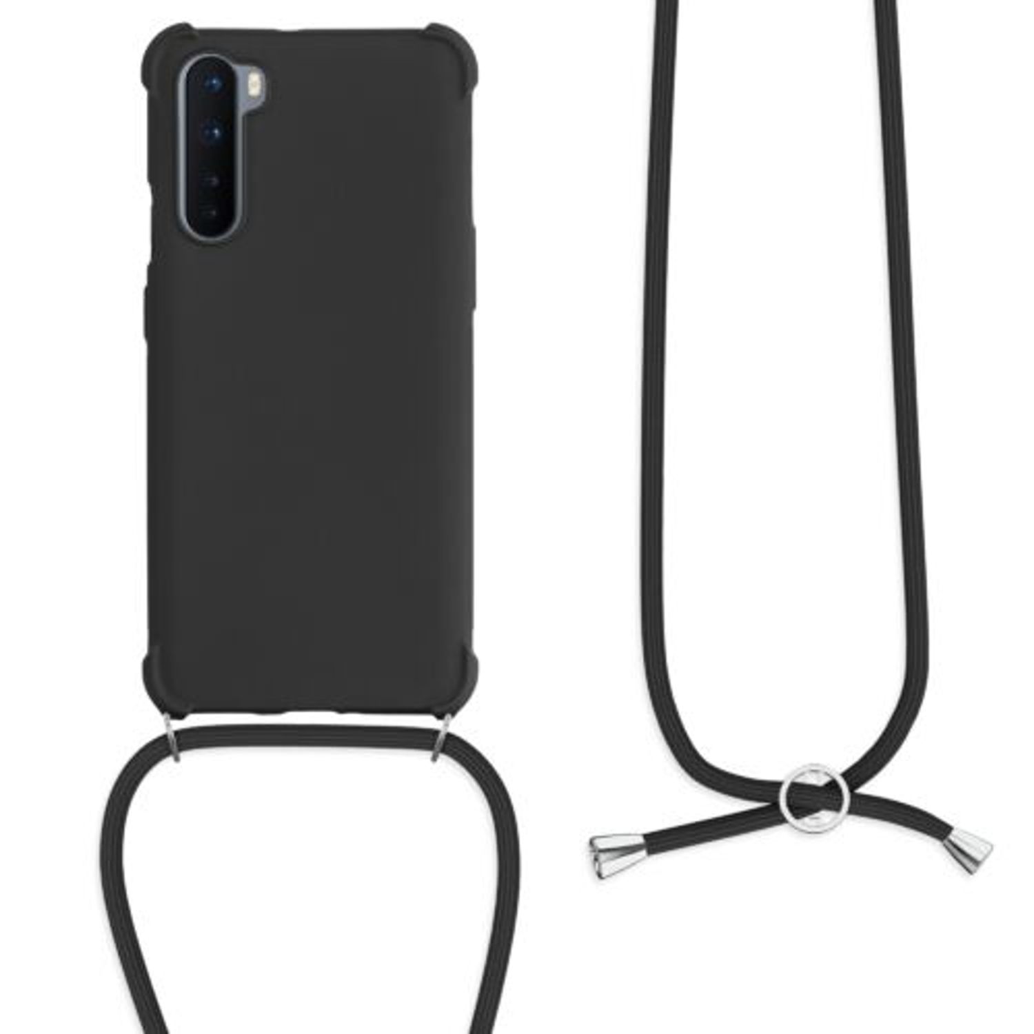 Husa pentru OnePlus Nord, Silicon, Negru, 55677.01 fotografia produsului View 2 L