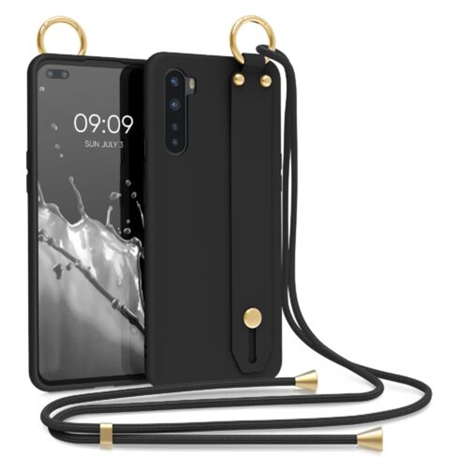 Husa pentru OnePlus Nord, Silicon, Negru, 55108.01 fotografia produsului