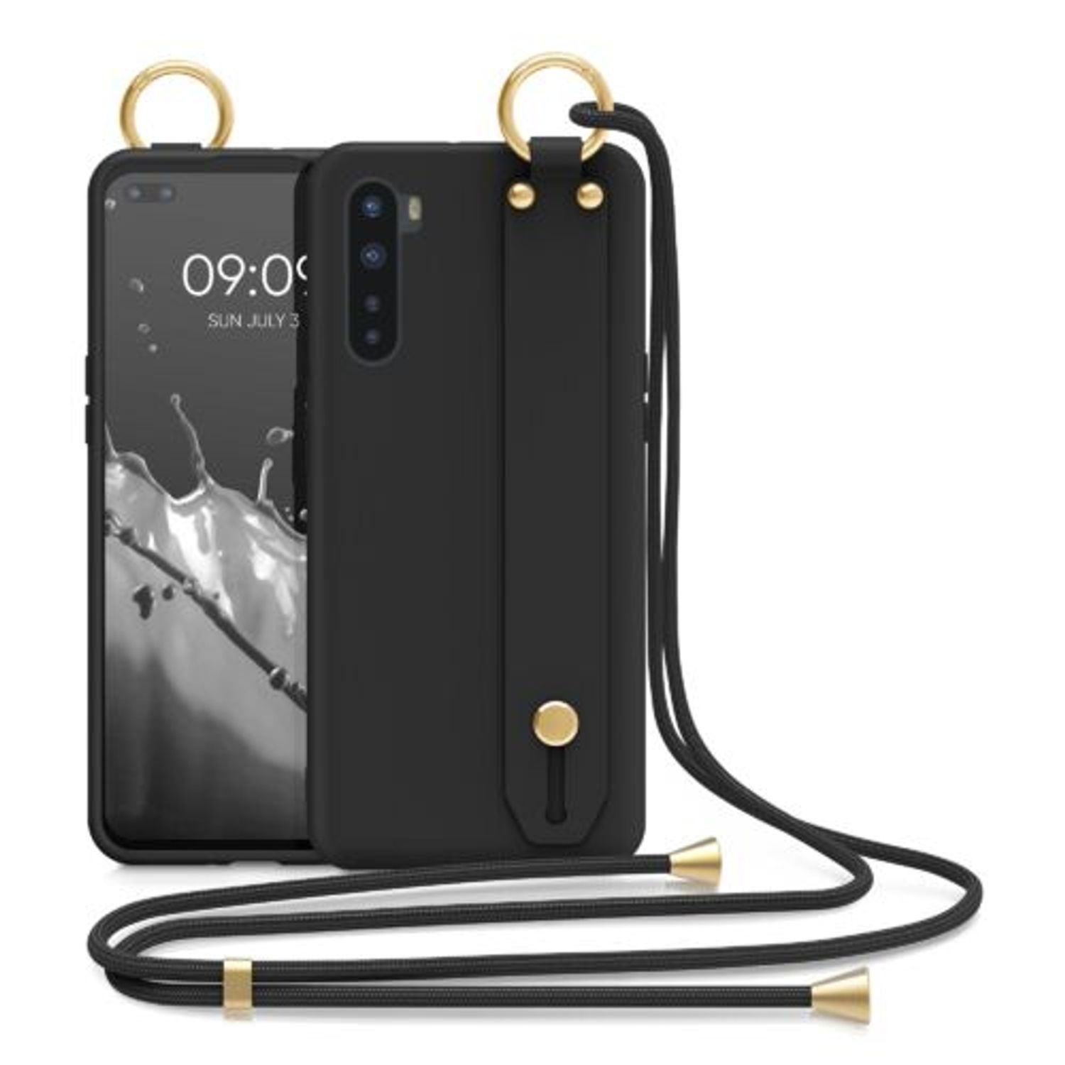 Husa pentru OnePlus Nord, Silicon, Negru, 55108.01 fotografia produsului View 2 L