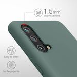 Husa pentru OnePlus Nord CE 5G, Silicon, Verde, 55614.166 fotografia produsului View 4 S