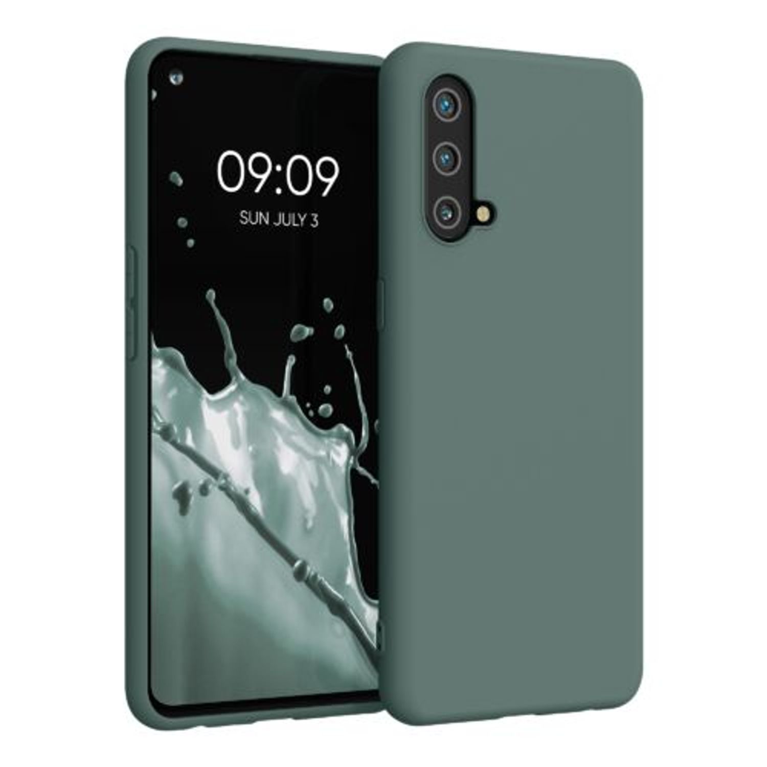 Husa pentru OnePlus Nord CE 5G, Silicon, Verde, 55614.166 fotografia produsului