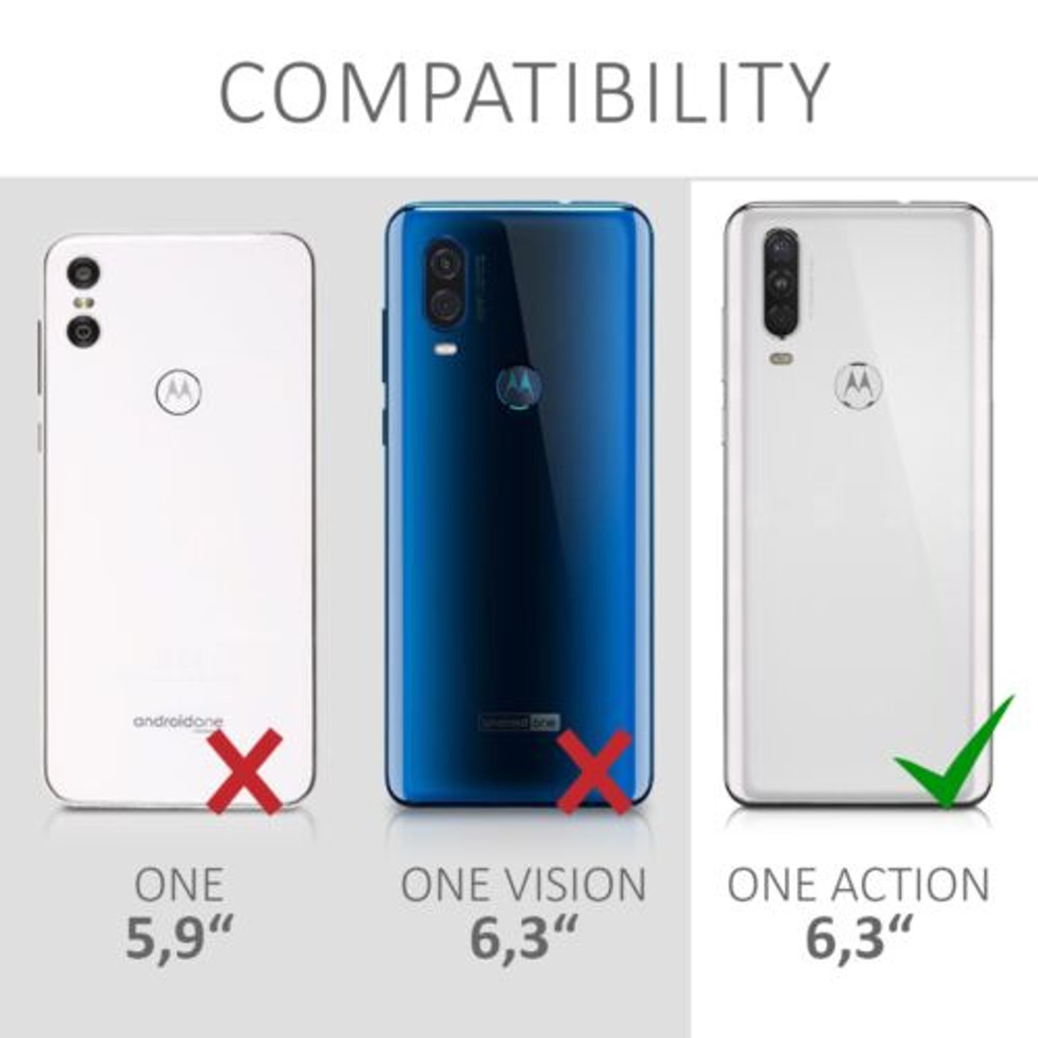 Husa pentru Motorola One Action, Silicon, Negru, 51158.47 fotografia produsului View 6 L