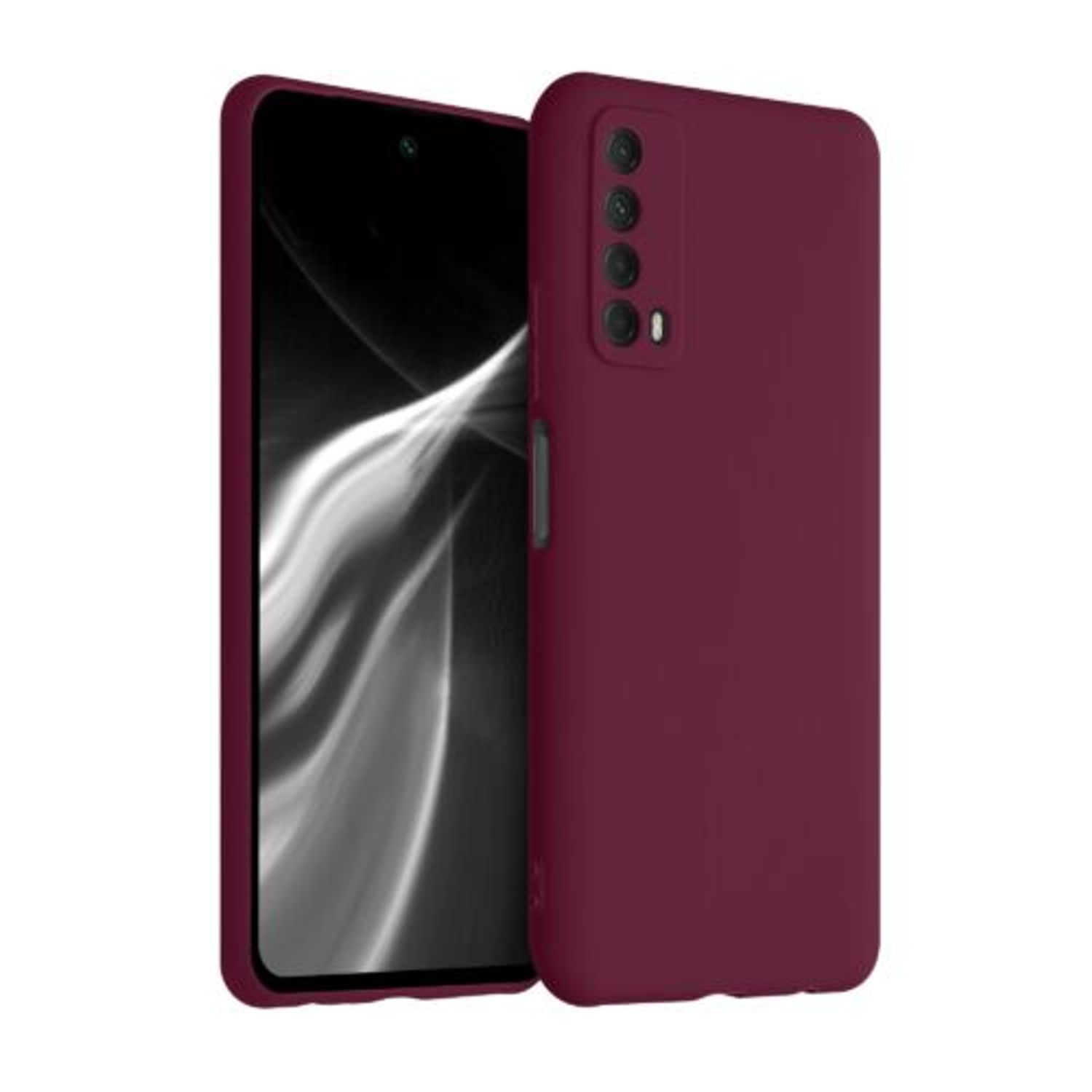 Husa pentru Huawei P Smart (2021), Silicon, Violet, 53674.187 fotografia produsului