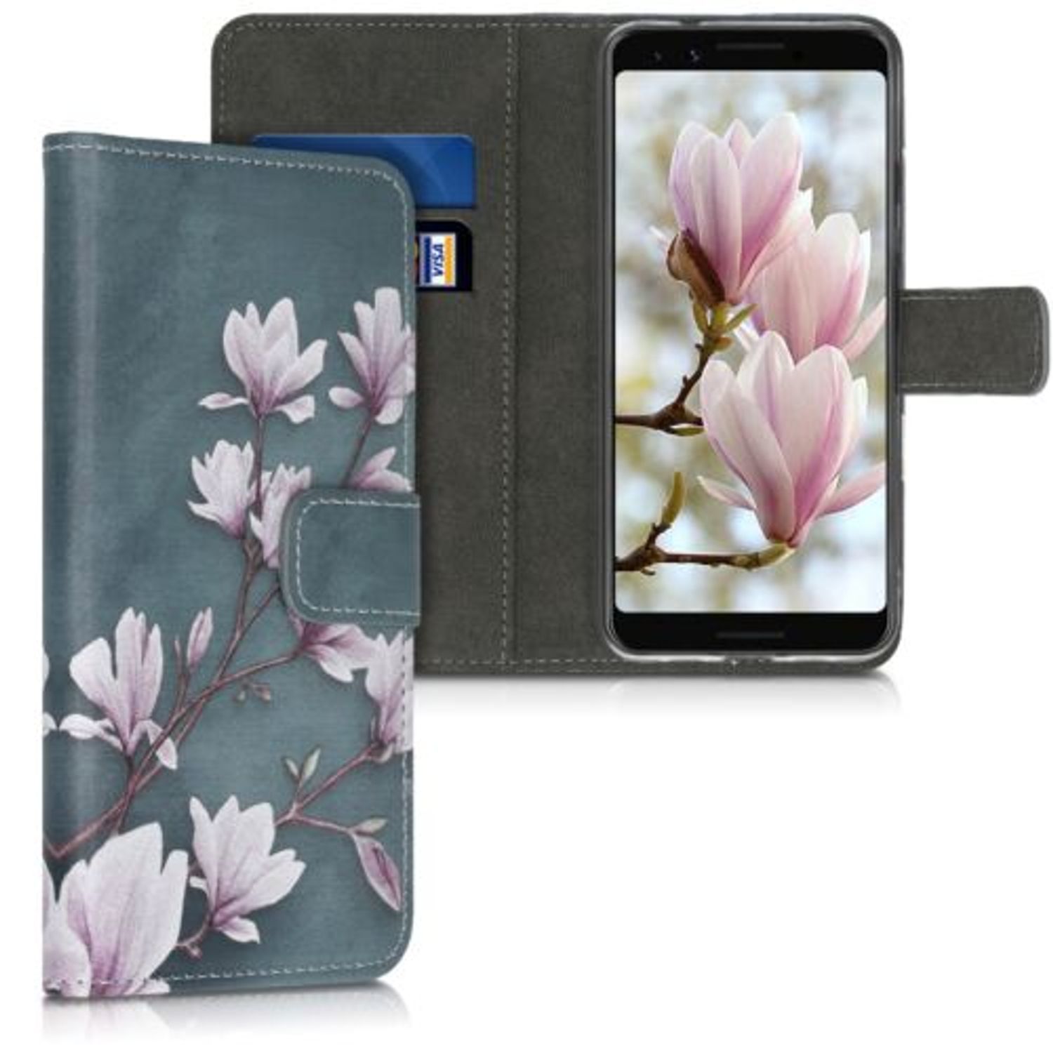 Husa pentru Google Pixel 3a, Piele ecologica, Multicolor, 52071.01 fotografia produsului
