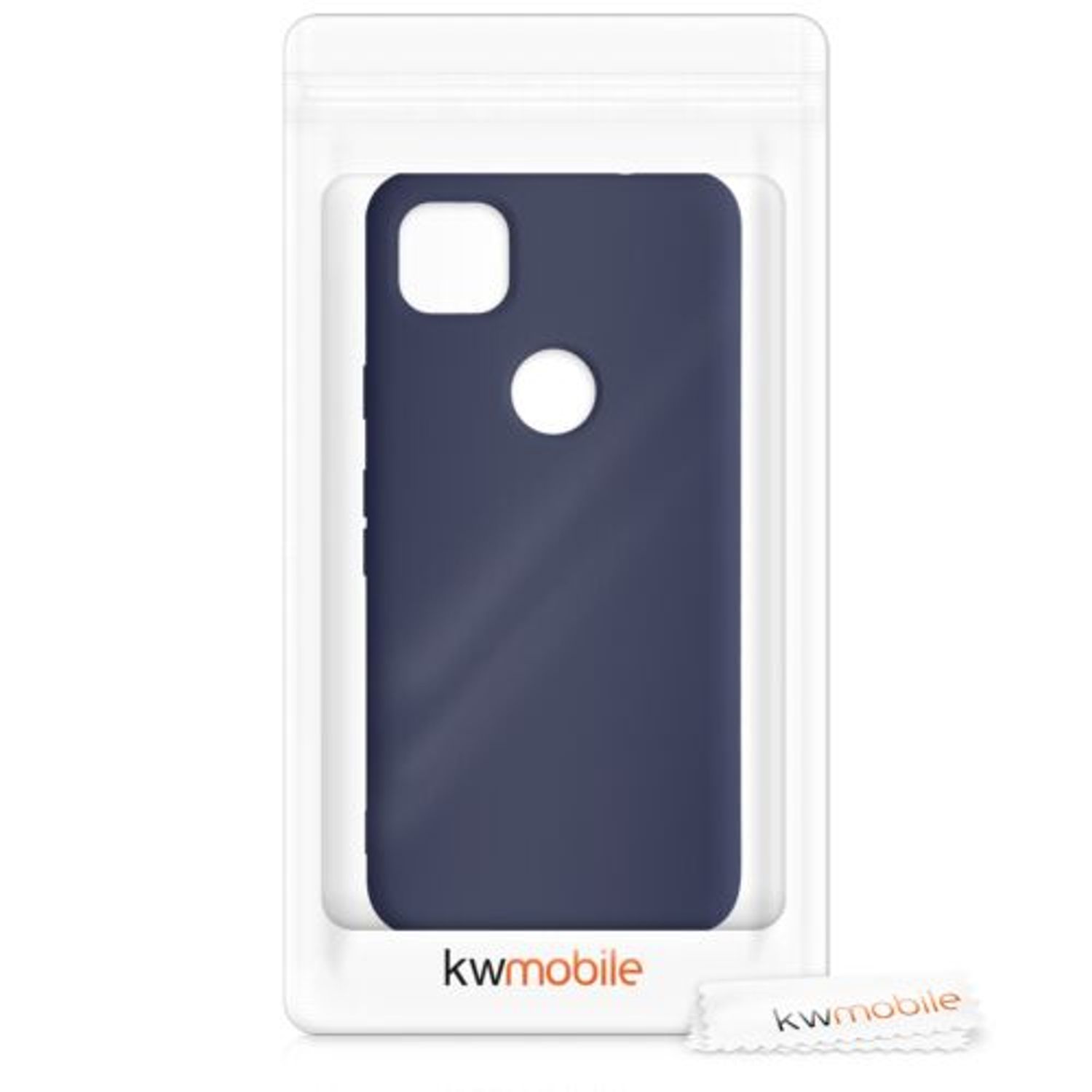 Husa pentru Google Pixel 4a, Silicon, Albastru, 52622.17 fotografia produsului View 7 L