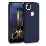 Husa pentru Google Pixel 4a, Silicon, Albastru, 52622.17 fotografia produsului