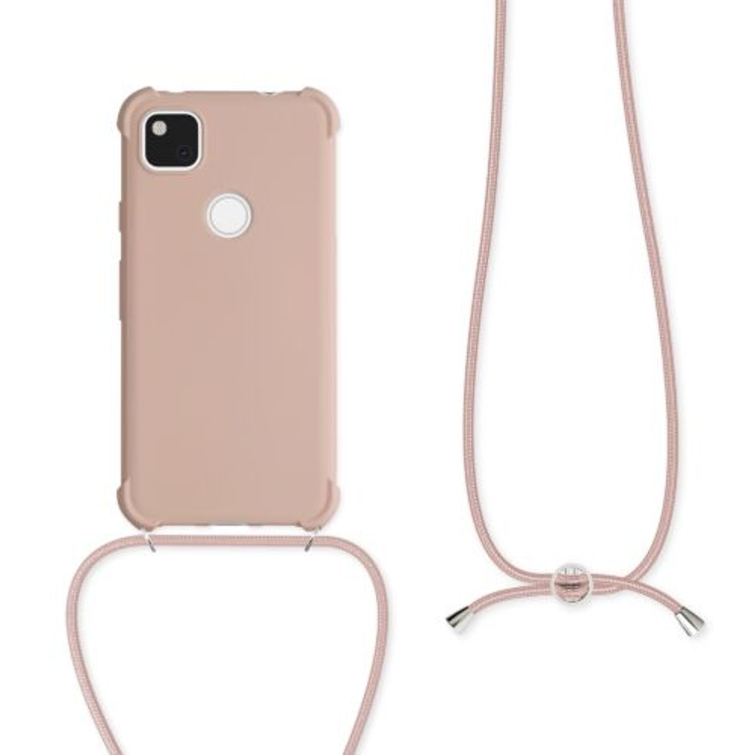 Husa pentru Google Pixel 4a, Silicon, Roz, 53842.154 fotografia produsului View 2 L