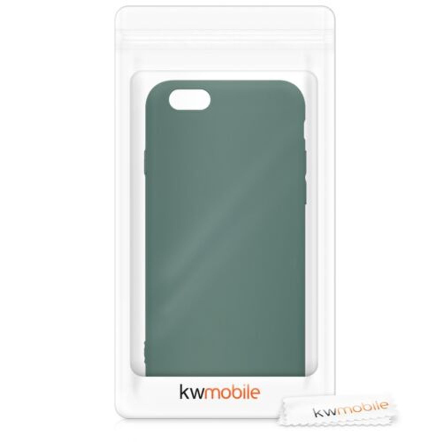 Husa pentru Apple iPhone 6/iPhone 6s, Silicon, Verde, 35176.171 fotografia produsului View 7 L
