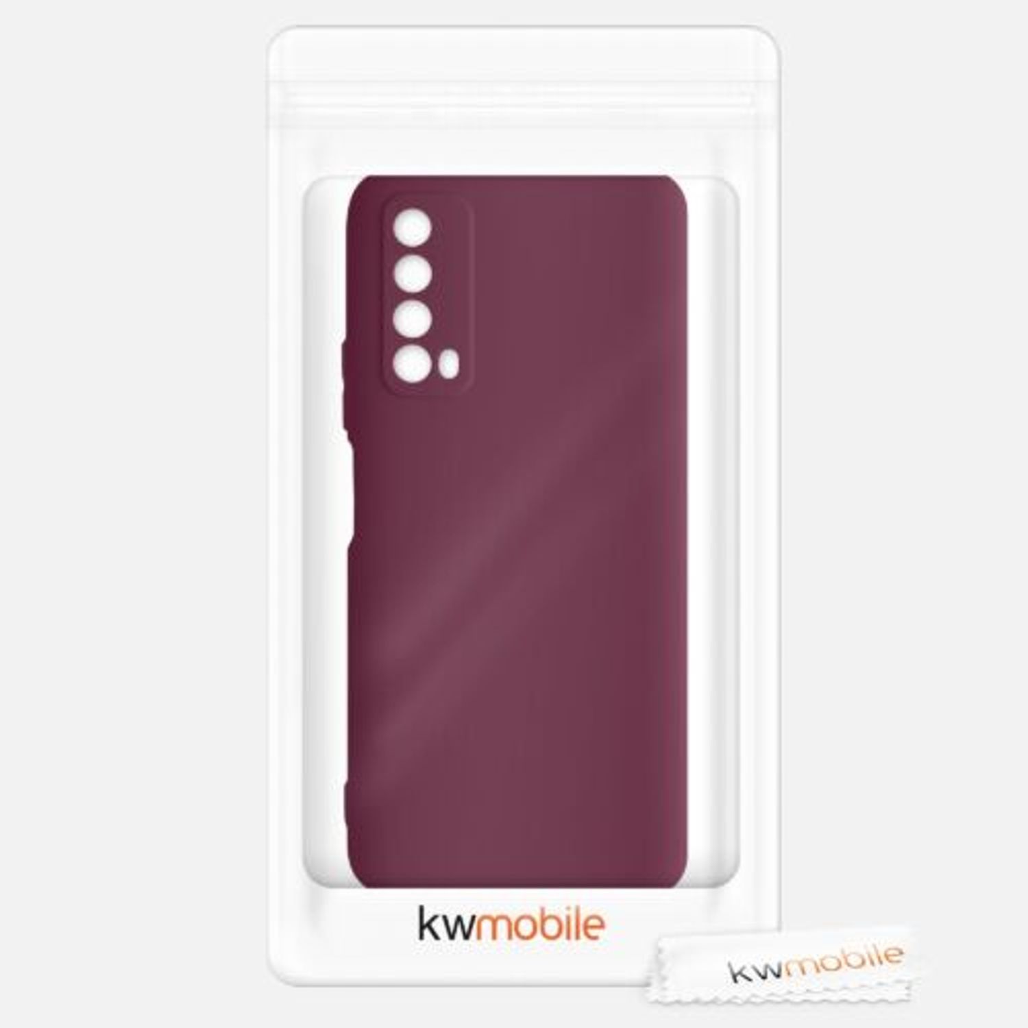 Husa pentru Huawei P Smart (2021), Silicon, Violet, 53674.187 fotografia produsului View 7 L