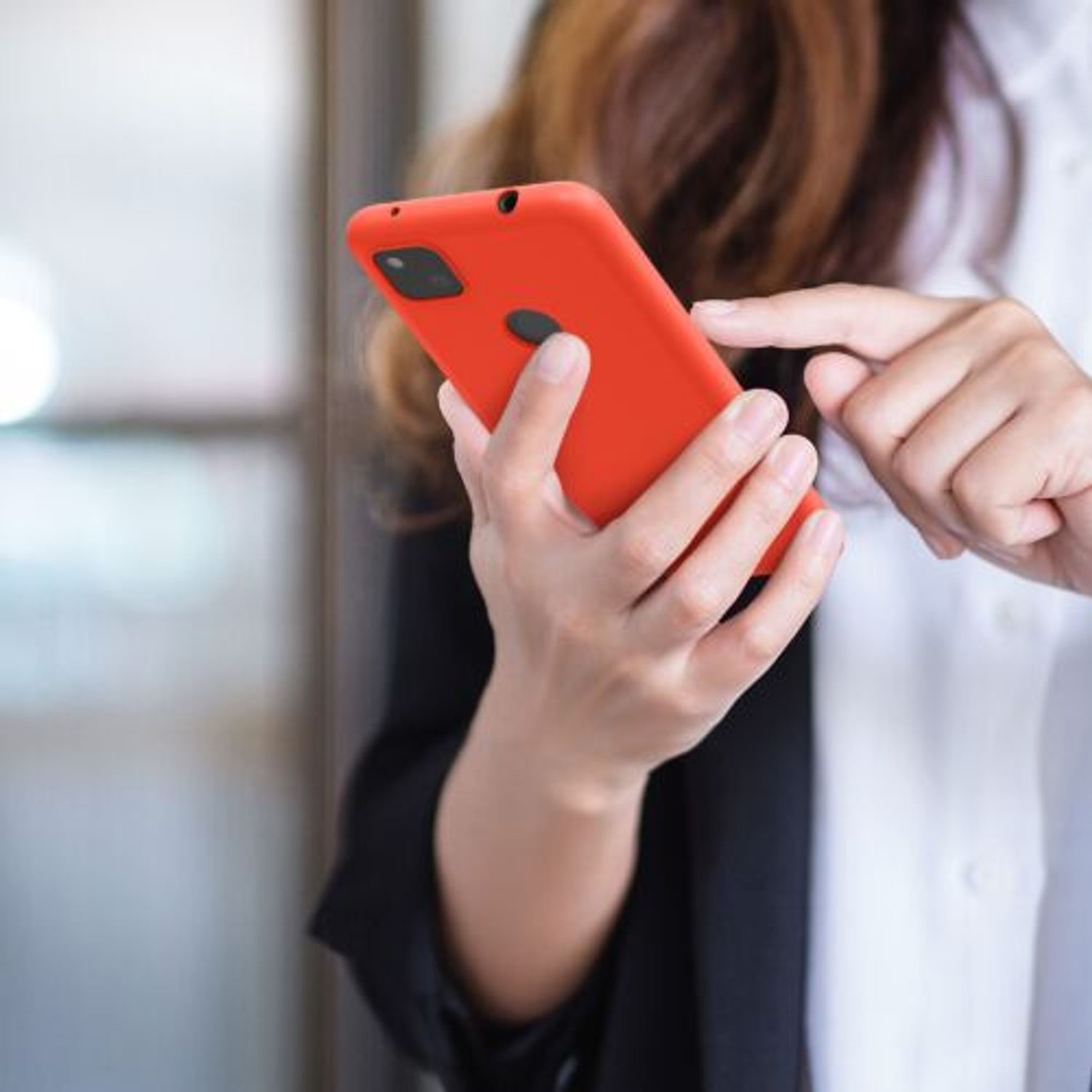 Husa pentru Google Pixel 4a, Silicon, Rosu, 52357.218 fotografia produsului View 5 L