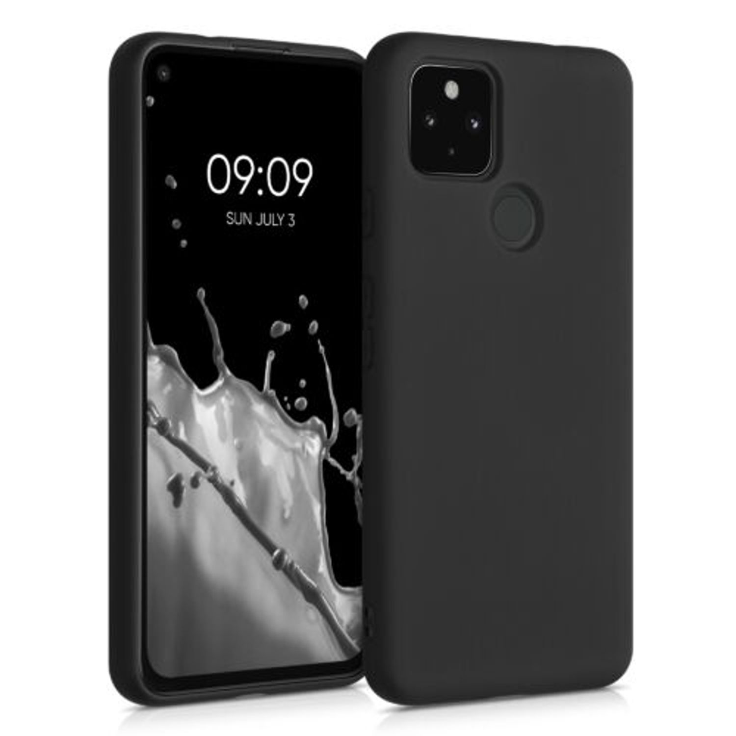Husa pentru Google Pixel 4a 5G, Silicon, Negru, 53779.47 fotografia produsului