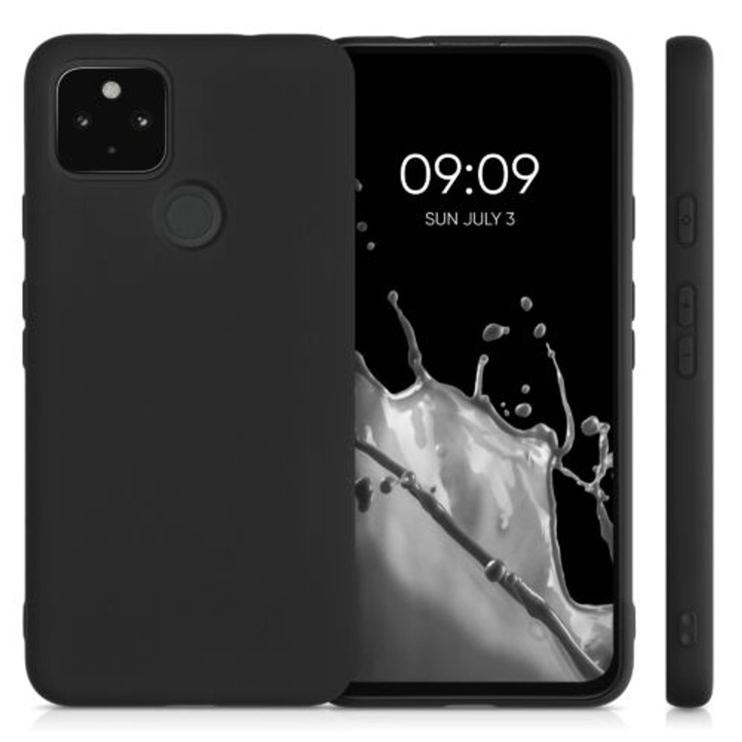 Husa pentru Google Pixel 4a 5G, Silicon, Negru, 53779.47 fotografia produsului View 2 L