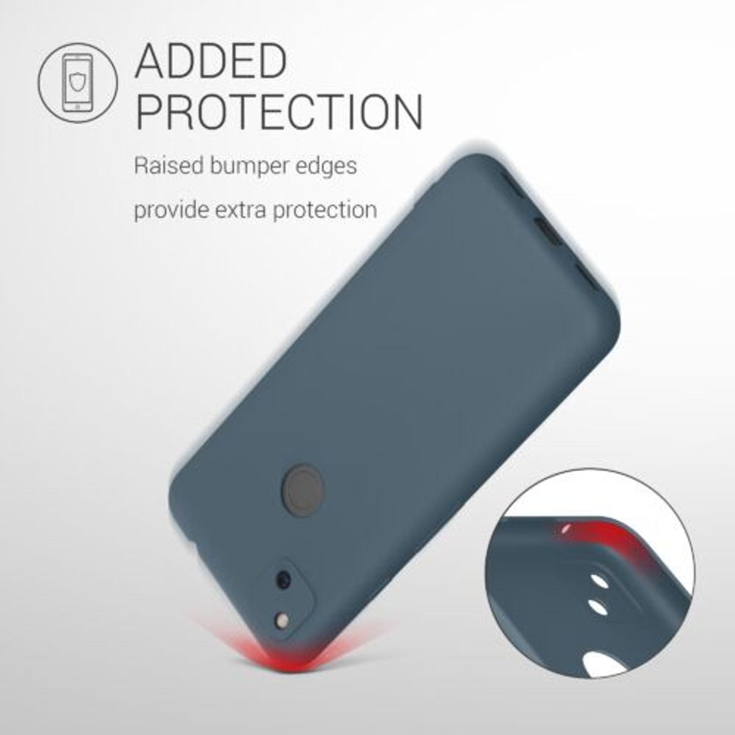 Husa pentru Google Pixel 4a, Silicon, Albastru, 52357.202 fotografia produsului View 7 L