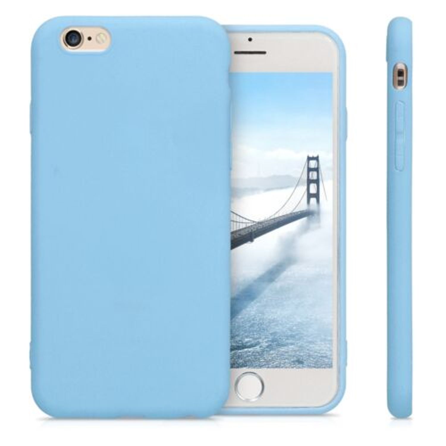 Husa pentru Apple iPhone 6/iPhone 6s, Silicon, Albastru, 35176.161 fotografia produsului View 2 L