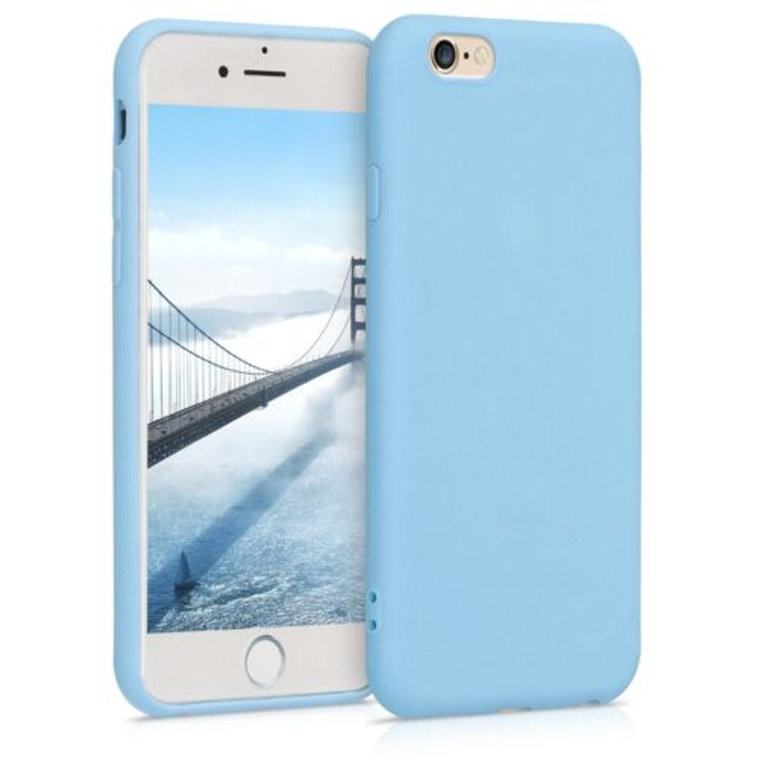 Husa pentru Apple iPhone 6/iPhone 6s, Silicon, Albastru, 35176.161 fotografia produsului