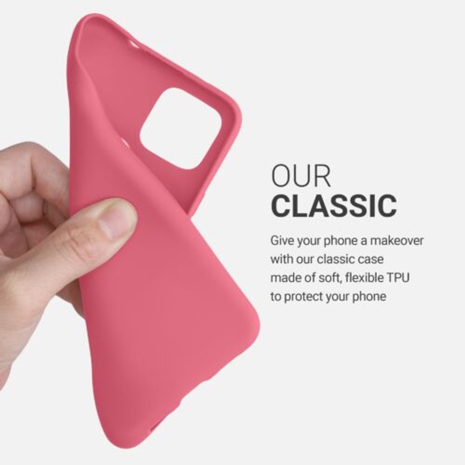 Husa pentru Google Pixel 4a 5G, Silicon, Roz, 51727.219 fotografia produsului View 4 L