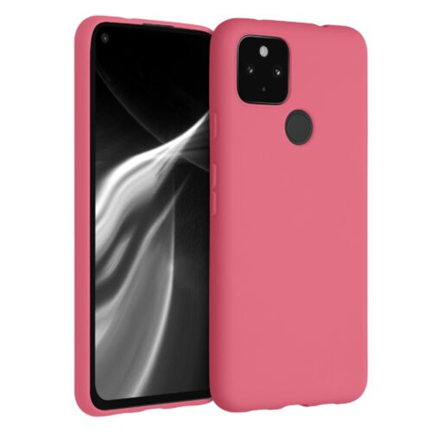Husa pentru Google Pixel 4a 5G, Silicon, Roz, 51727.219 fotografia produsului