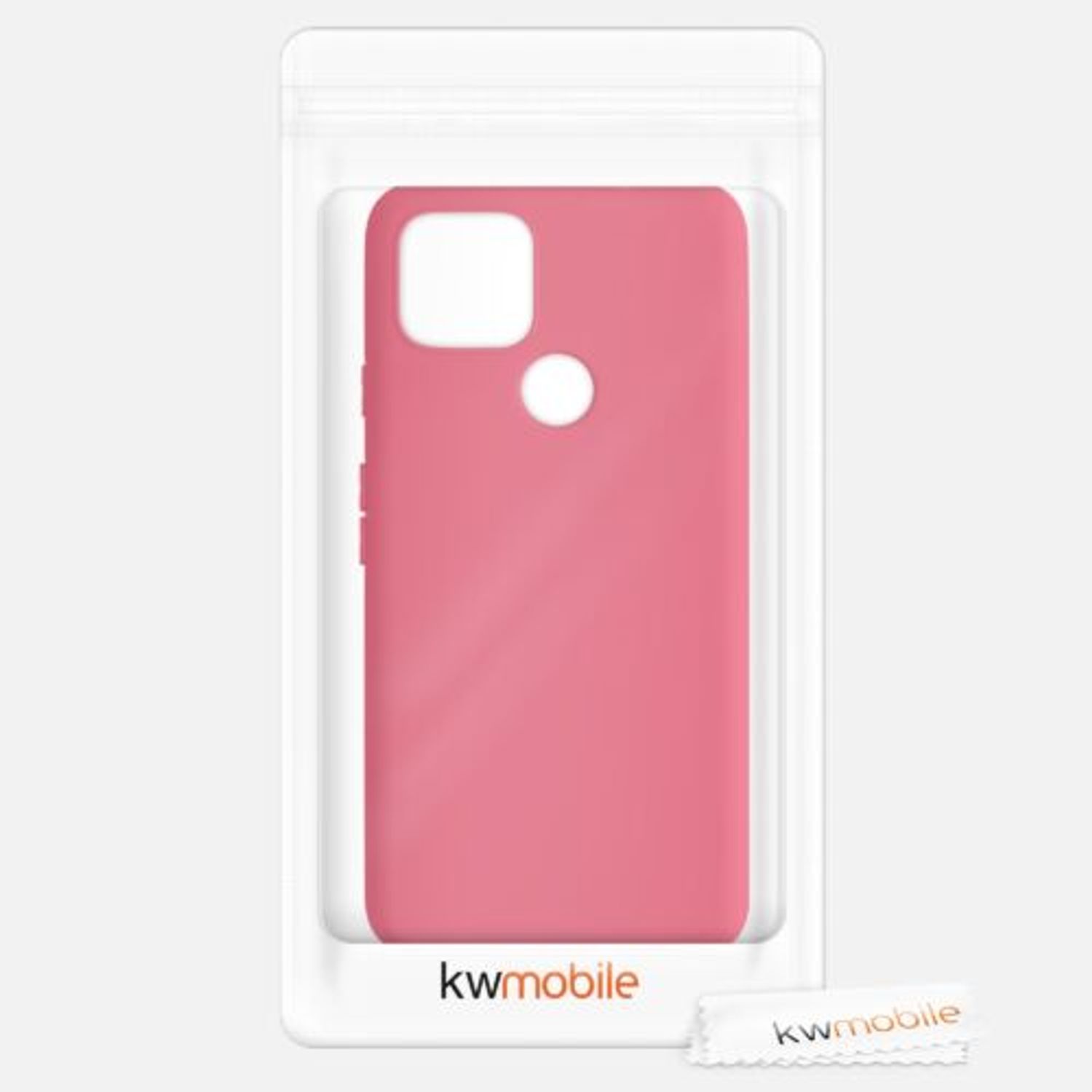 Husa pentru Google Pixel 4a 5G, Silicon, Roz, 51727.219 fotografia produsului View 7 L