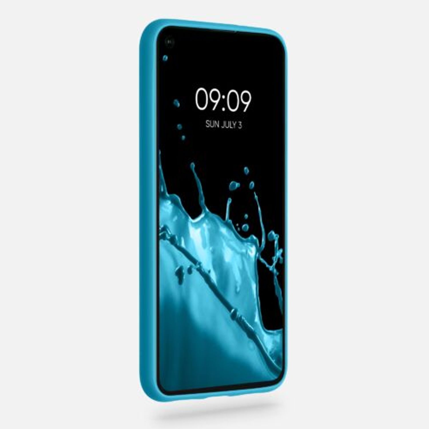 Husa pentru Google Pixel 5, Silicon, Albastru, 51722.223 fotografia produsului View 3 L