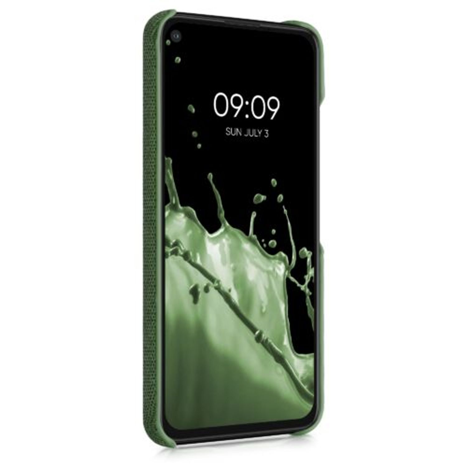 Husa pentru Google Pixel 5a, Textil, Verde, 54994.07 fotografia produsului View 3 L