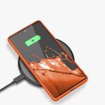 Husa pentru Google Pixel 6, Silicon, Portocaliu, 55434.150 fotografia produsului View 11 S