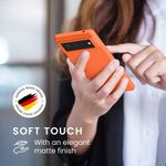 Husa pentru Google Pixel 6, Silicon, Portocaliu, 55434.150 fotografia produsului View 5 S