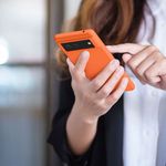 Husa pentru Google Pixel 6, Silicon, Portocaliu, 55434.150 fotografia produsului View 10 S